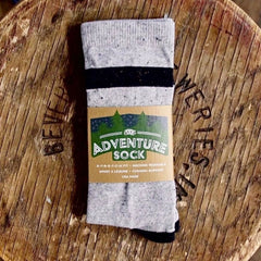 Adventure Sock | Women | Grey Fleck