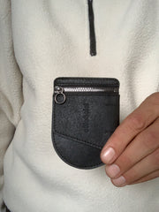Zippered Coin Purse | Recycled Leather