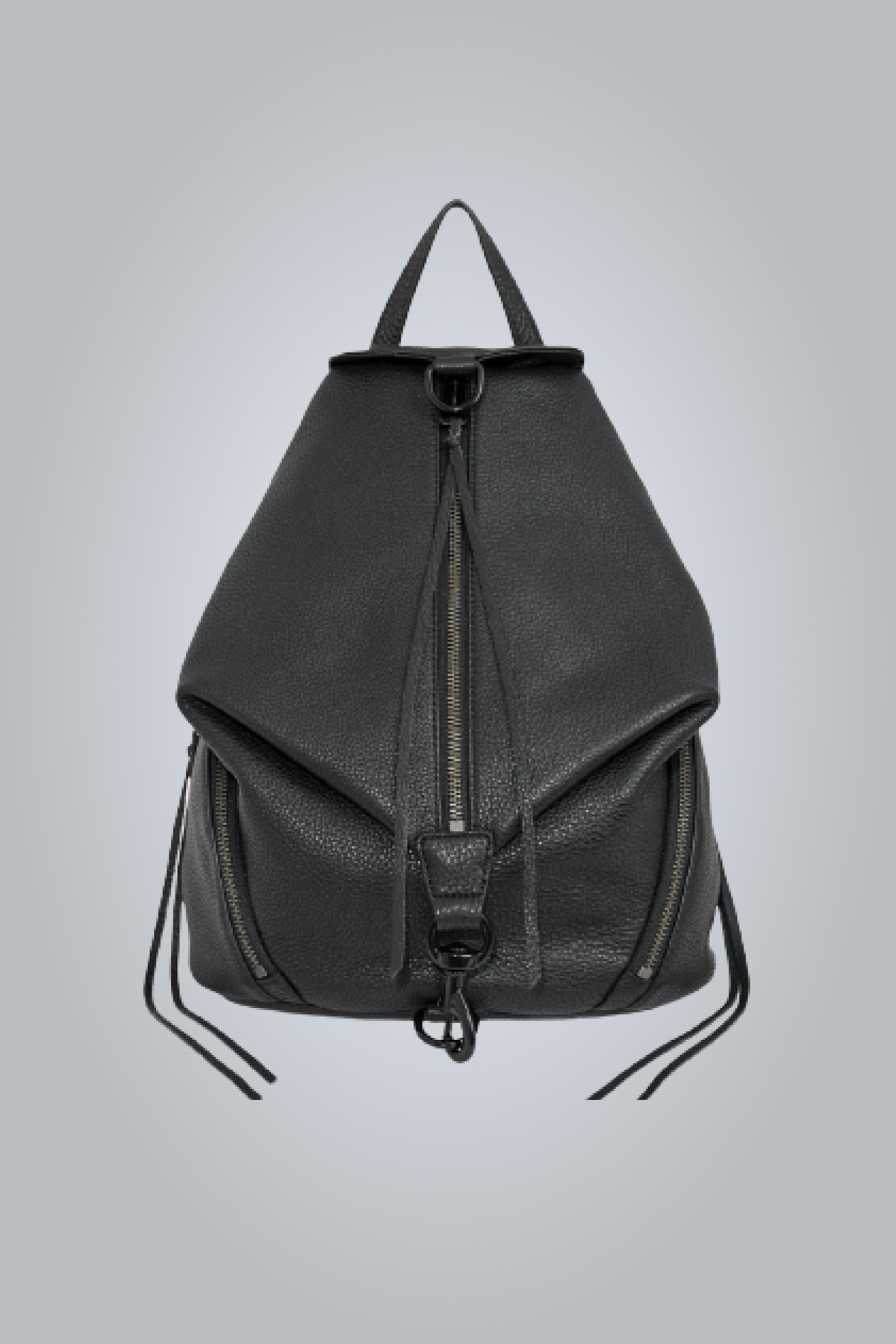 Julian | Backpack | Black Shellac Hardware | Black Leather