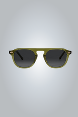 Party All The Time | Transparent Green Frame | Polarized | Green Lens