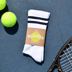 McCarren | Tube Socks | Black | Recycled Eco-Cotton | Large