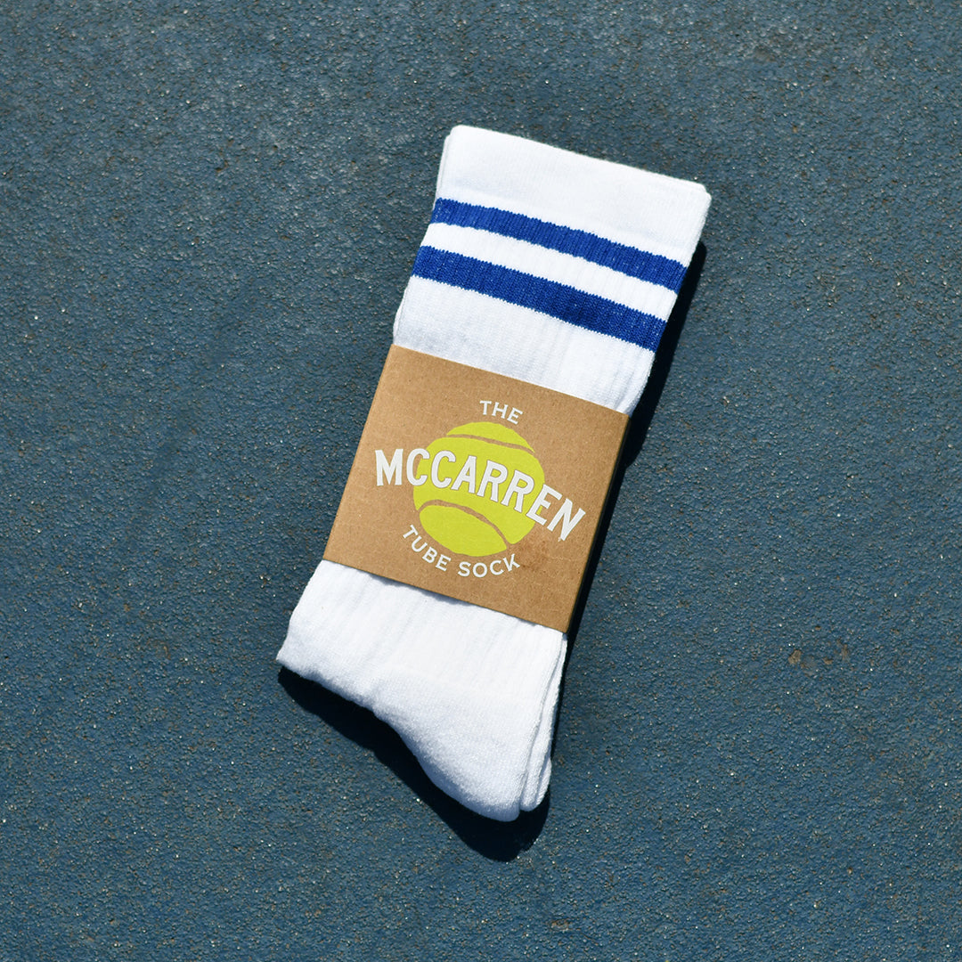 McCarren | Tube Socks | Blue | Recycled Eco-Cotton | Large