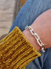 Toni Bracelet Small | Rhodium Dipped