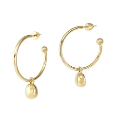 Galina Hoops | Large | 2-in-1 | 14K Gold Dipped