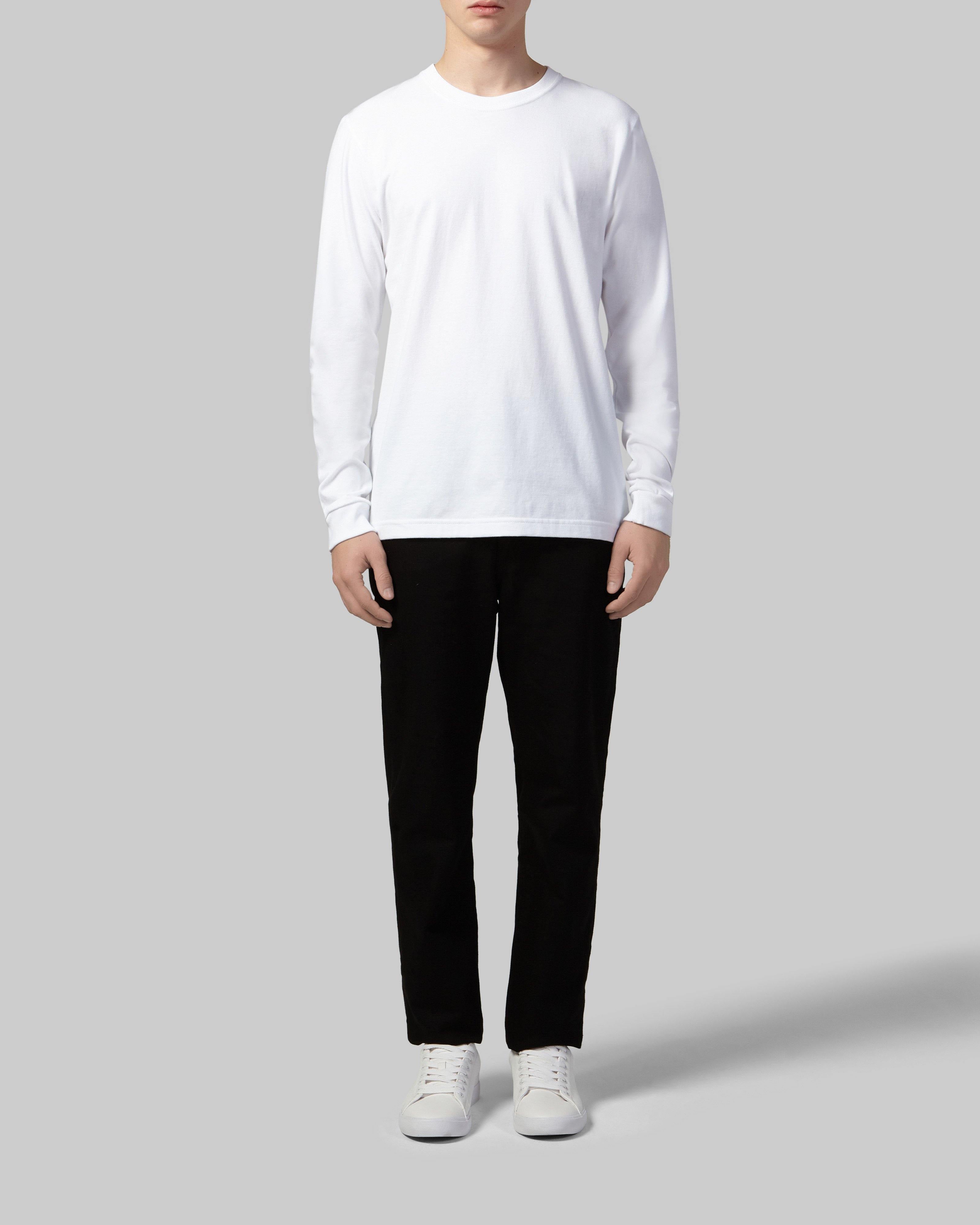 Long Sleeve T in Heavyweight American Cotton - 457 ANEW | Atelier IV V VII Inc.