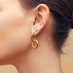 Pia Hoops | 14K Gold Dipped