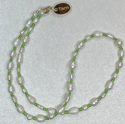 Colours Green | Necklace | Pearl