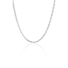 Constance Chain | Necklace | Rhodium Dipped