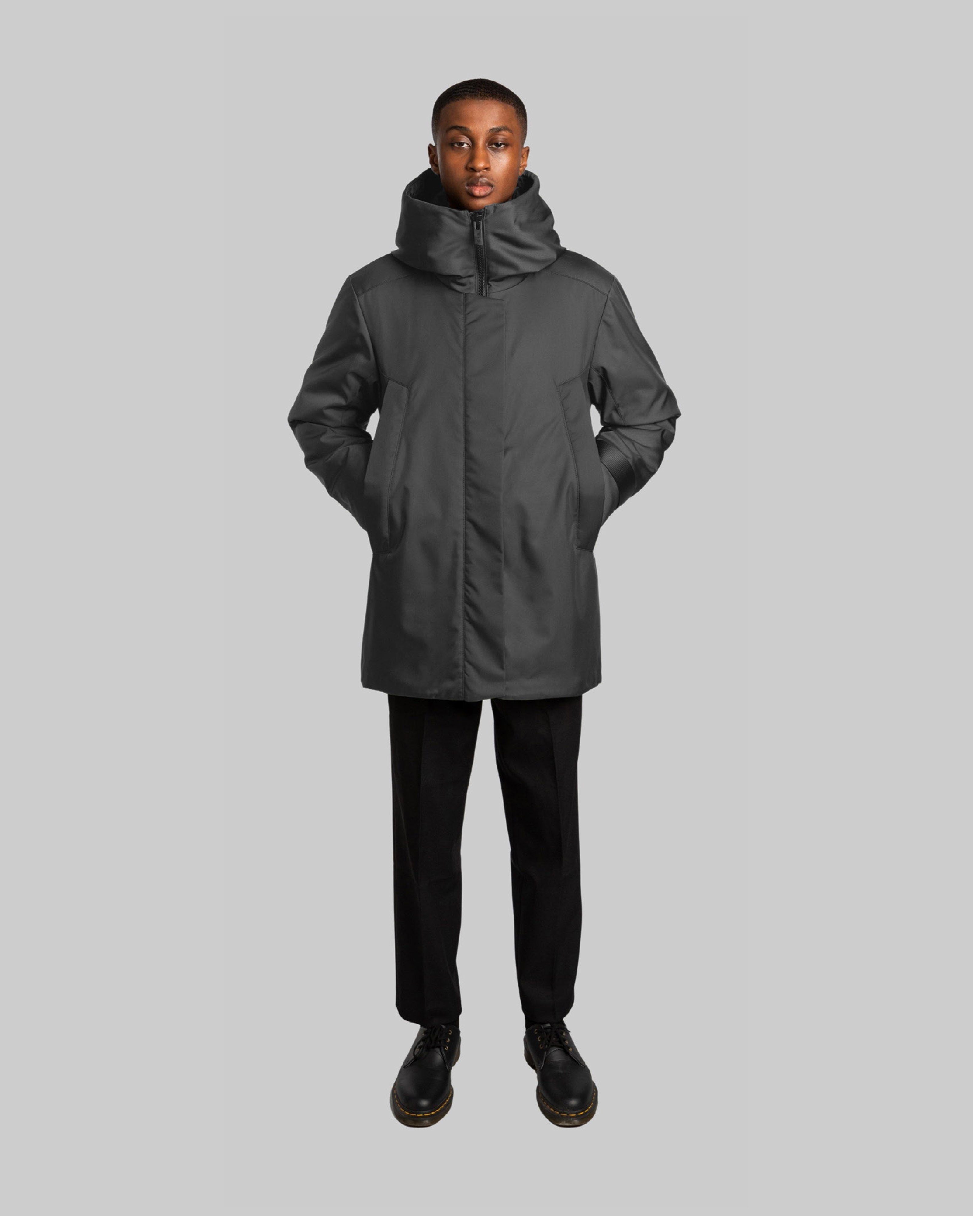 YVON Men's Mid-Length Coat in Econyl®