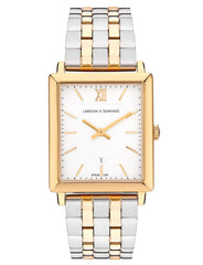 Boyfriend | 40mm | Polished Gold Dial: White | Mixed Metal Link
