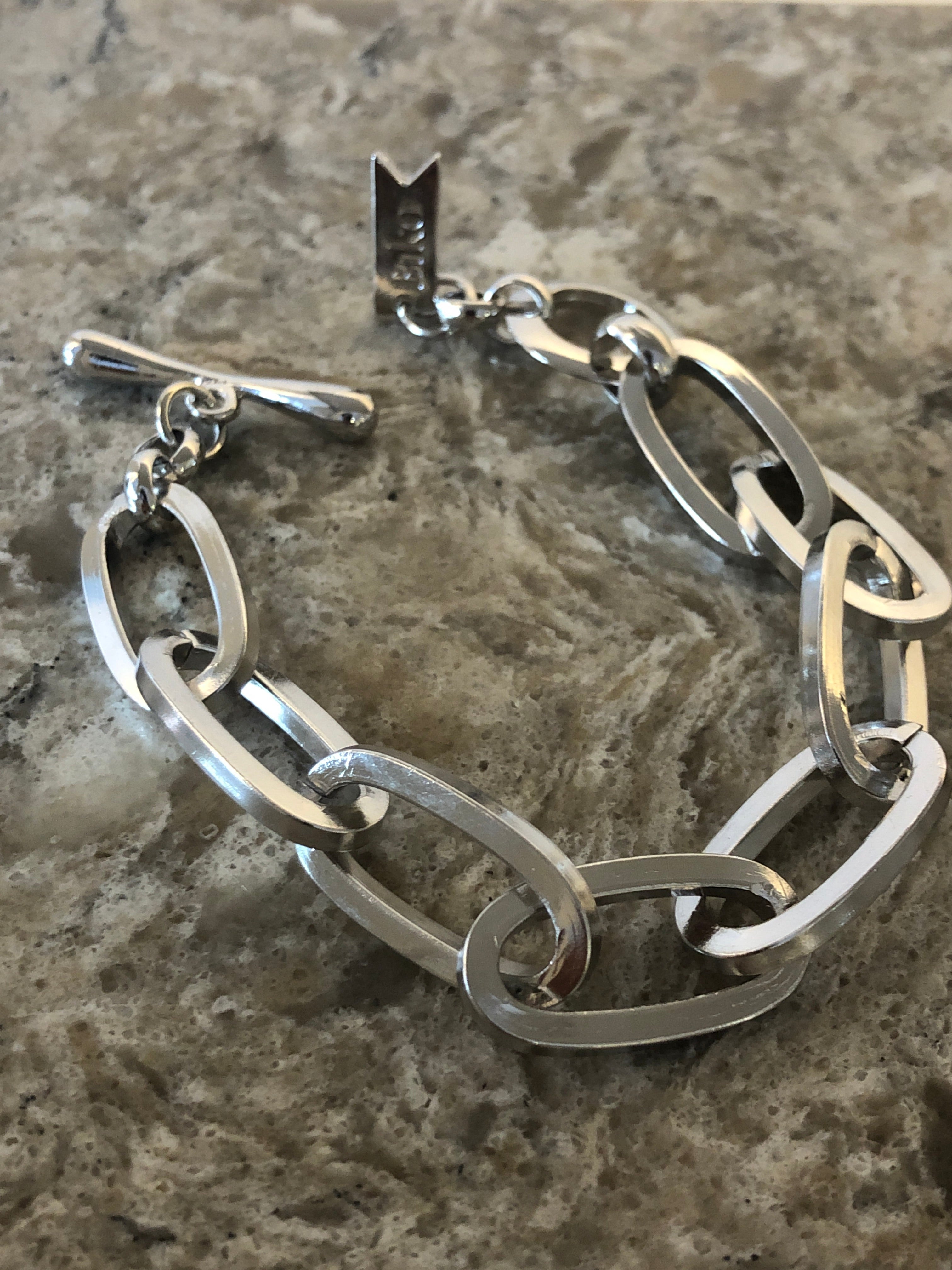 Chainlink Bracelet | Rhodium Dipped