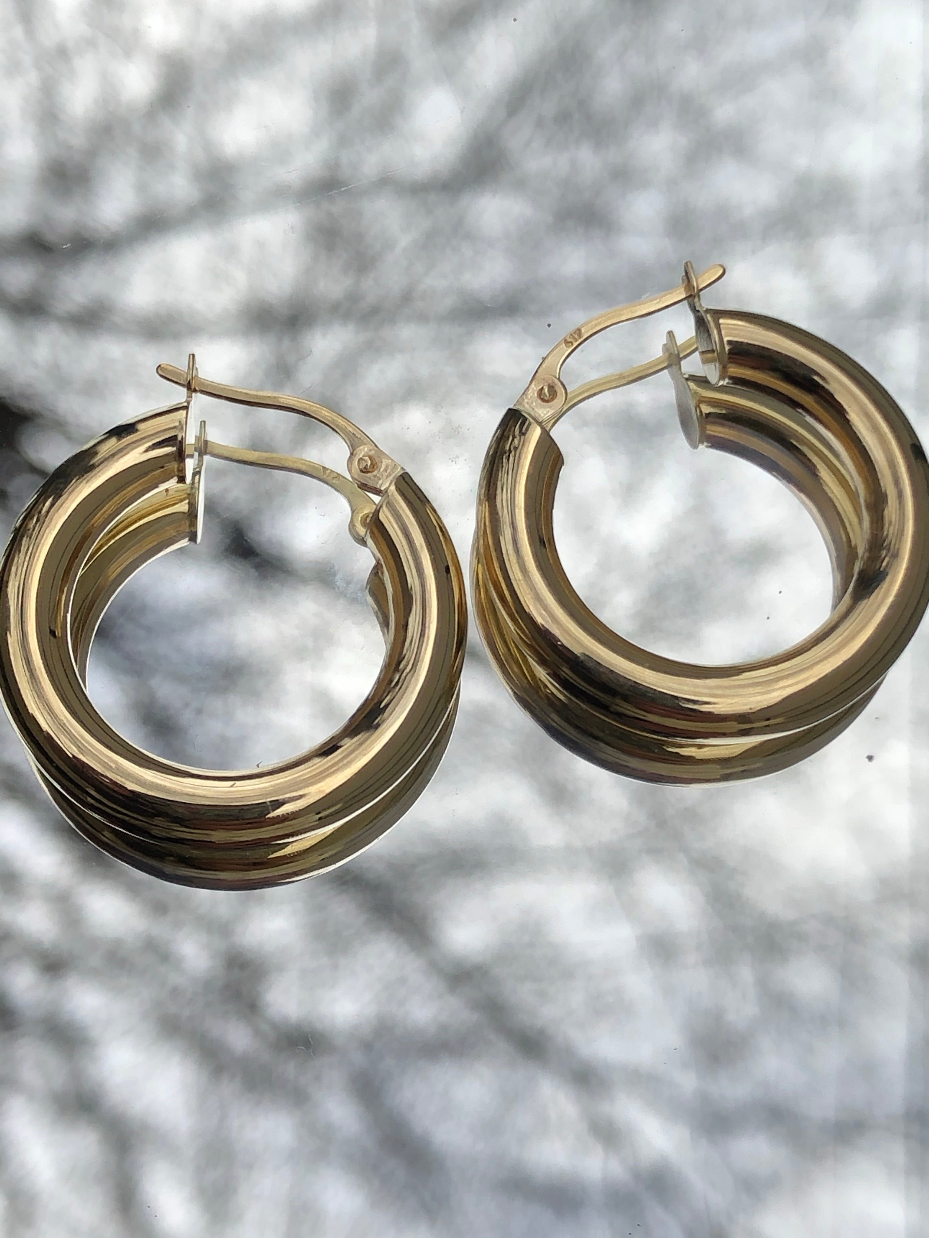 Thicc Hoop Earring | 3 SIZES | 10K Gold